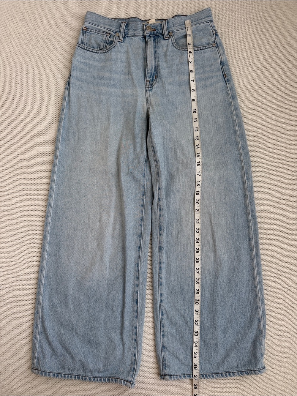 Madewell Super Wide Leg Jeans Size 25 - Picture 2 of 8